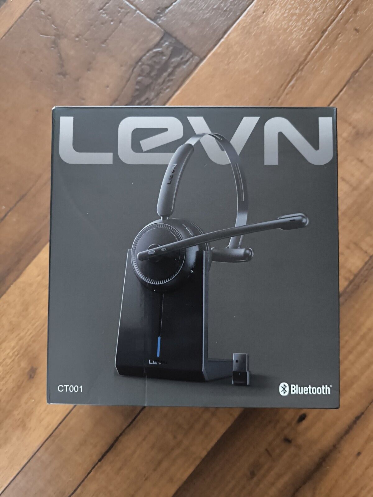 LEVN CT001 Wireless Headset with Microphone for Call Center/Office/Work
