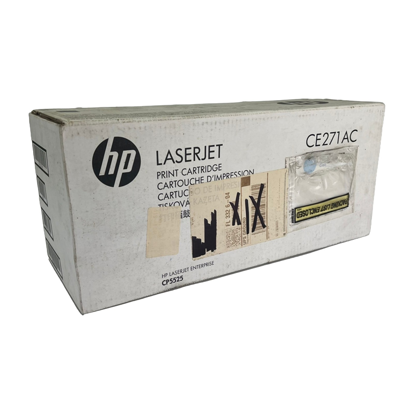 Genuine HP CE271AC Cyan Toner Cartridge CP5525 New Sealed (CF)