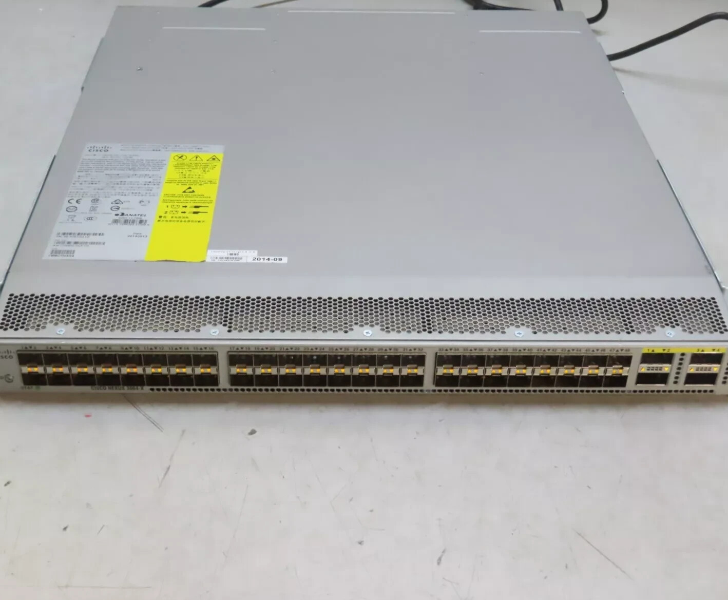 Cisco Nexus N3K-C3064PQ-10GX 48P 10GbE SFP+ 4P QSFP+ Switch w/ *Blue* Dual PSU