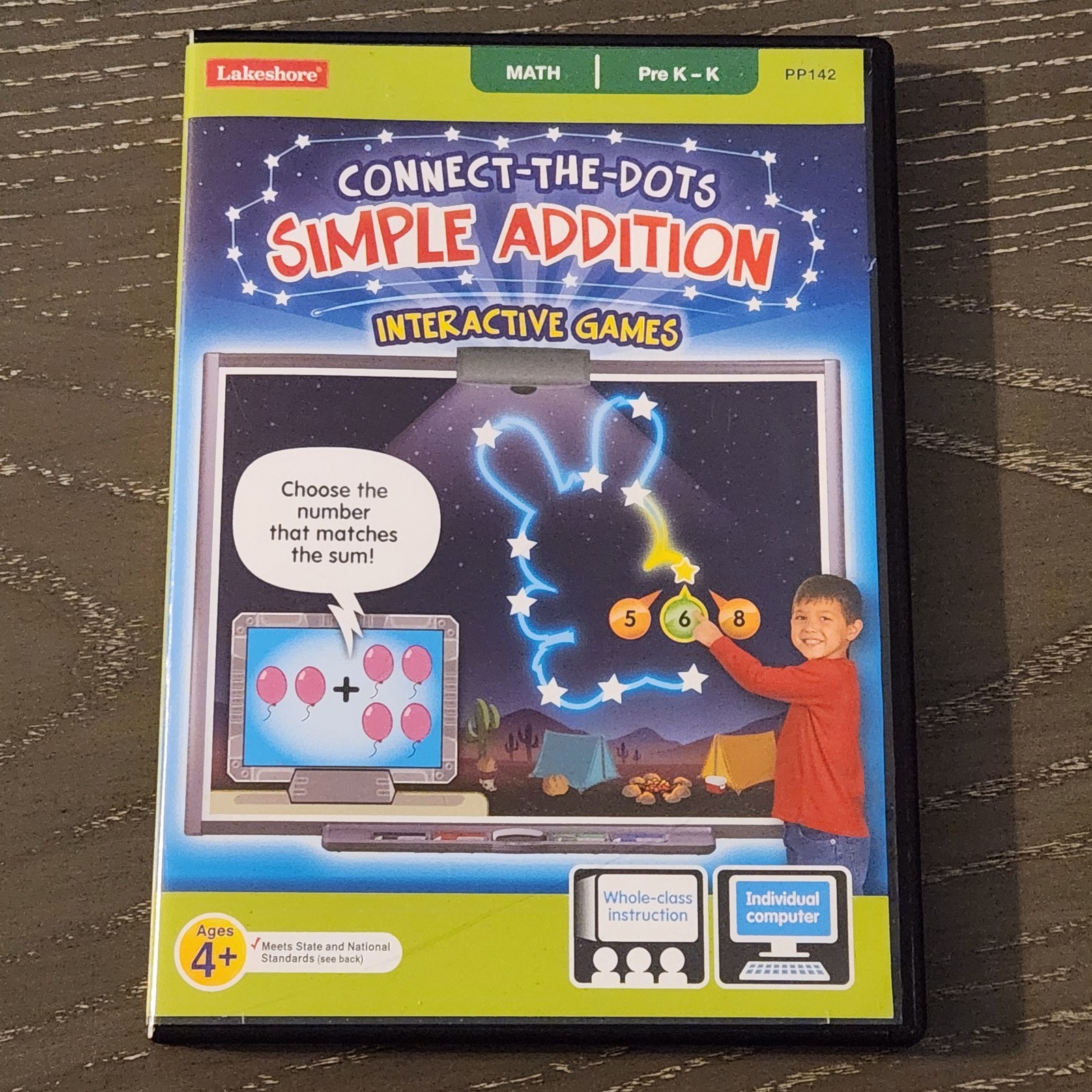 Lakeshore Connect-the-Dots Simple Addition Interactive Games Pre K-K PP142