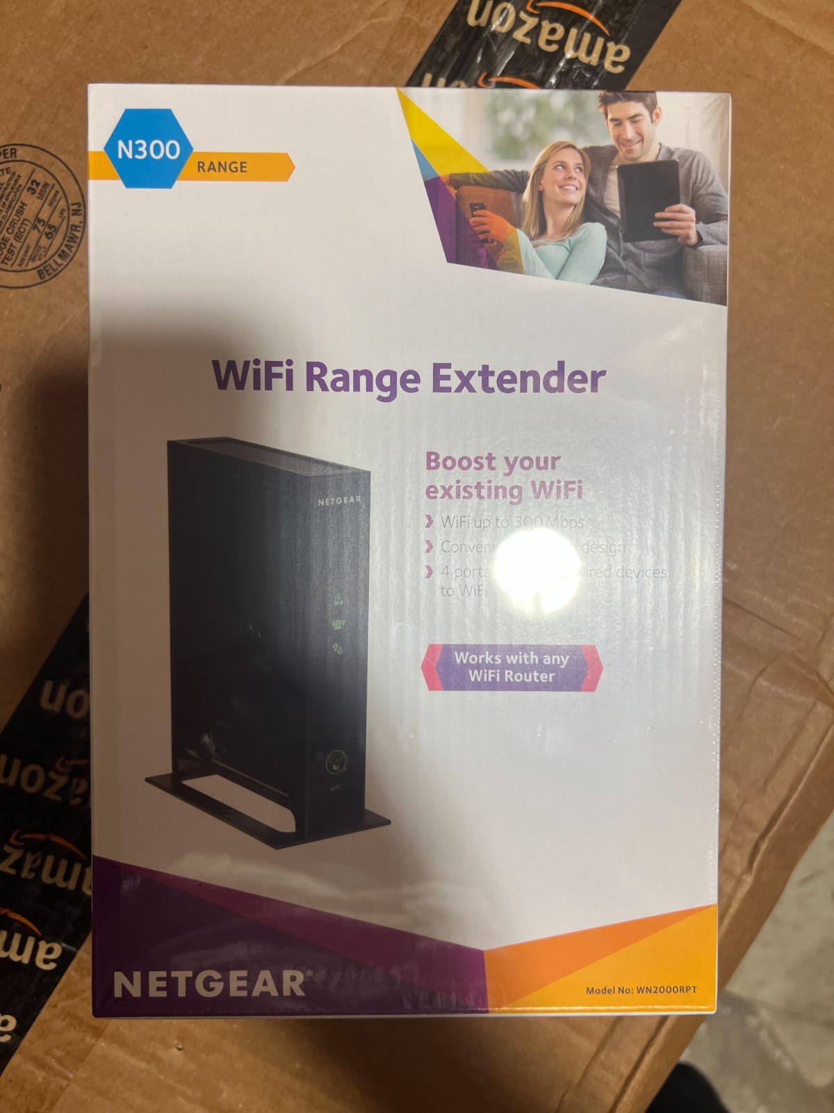NetGear WN2000RPT (WN2000RPT100NAS)  Repeater