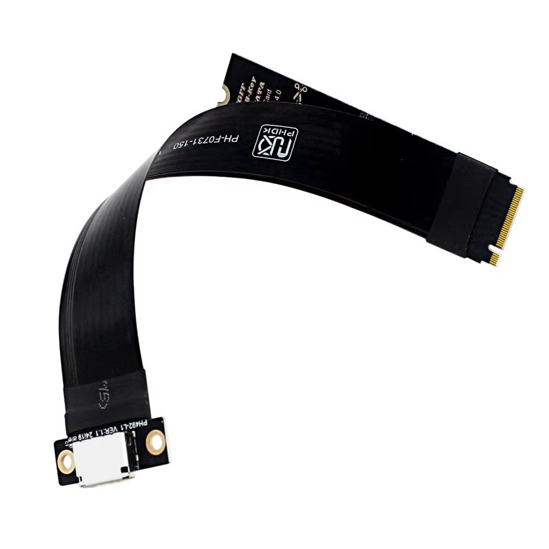 M.2 NVME to Oculink 4i Extension Cable for SSD Graphics Card