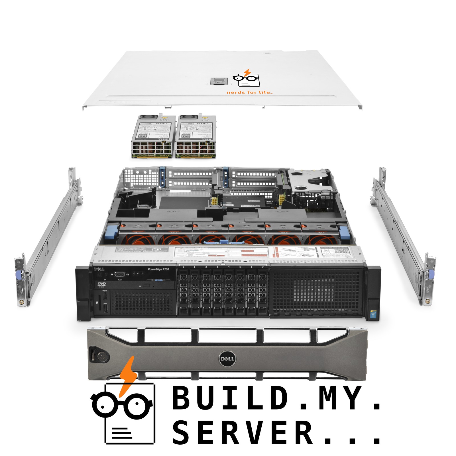 Dell PowerEdge R730 8-Bay SFF Server 2.20Ghz 24-Core 32GB RAM 16TB Storage