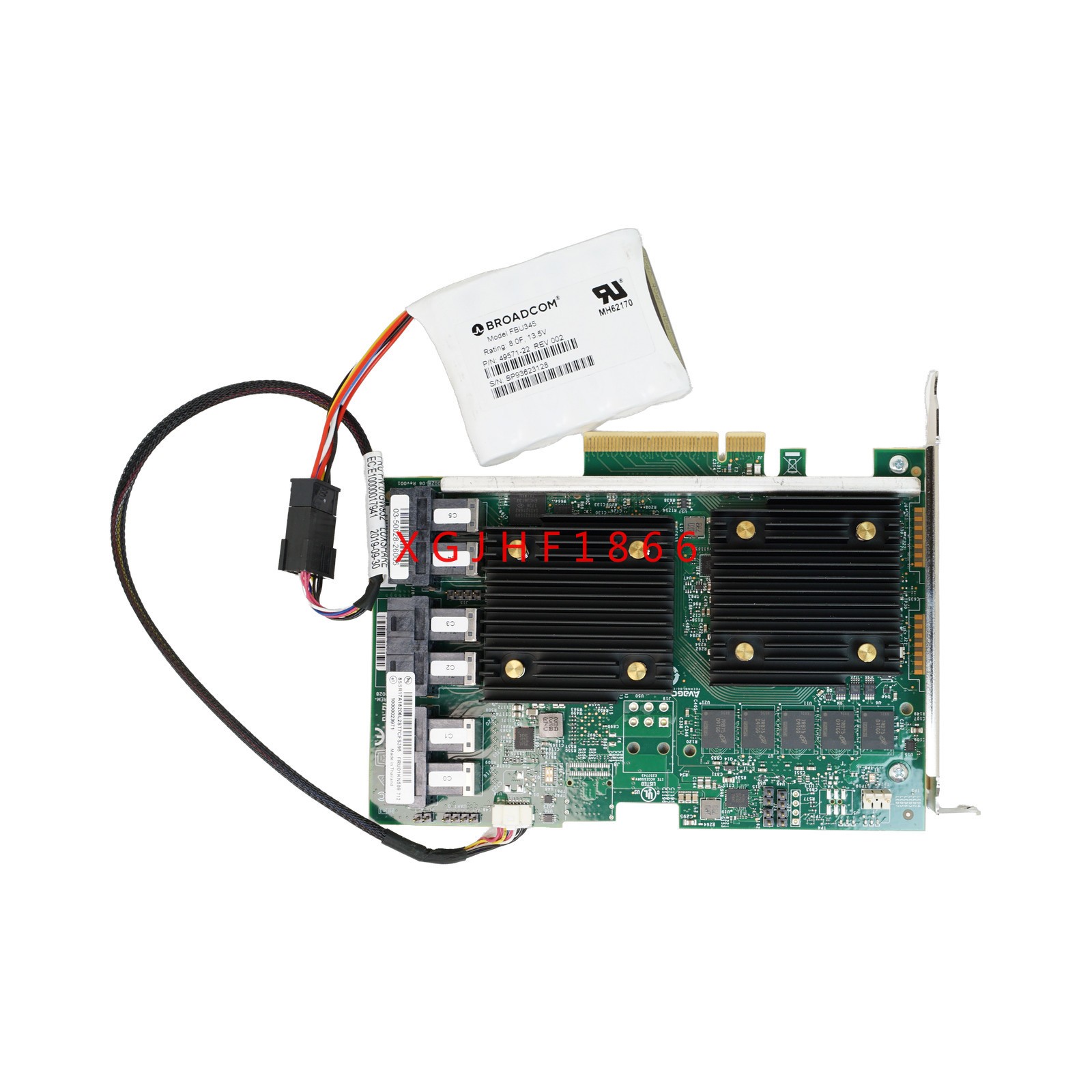 Lenovo ThinkSystem 930-24i 4GB 9460-24i PCIe x8 FRU 01KN509 with CVM05 bbattery