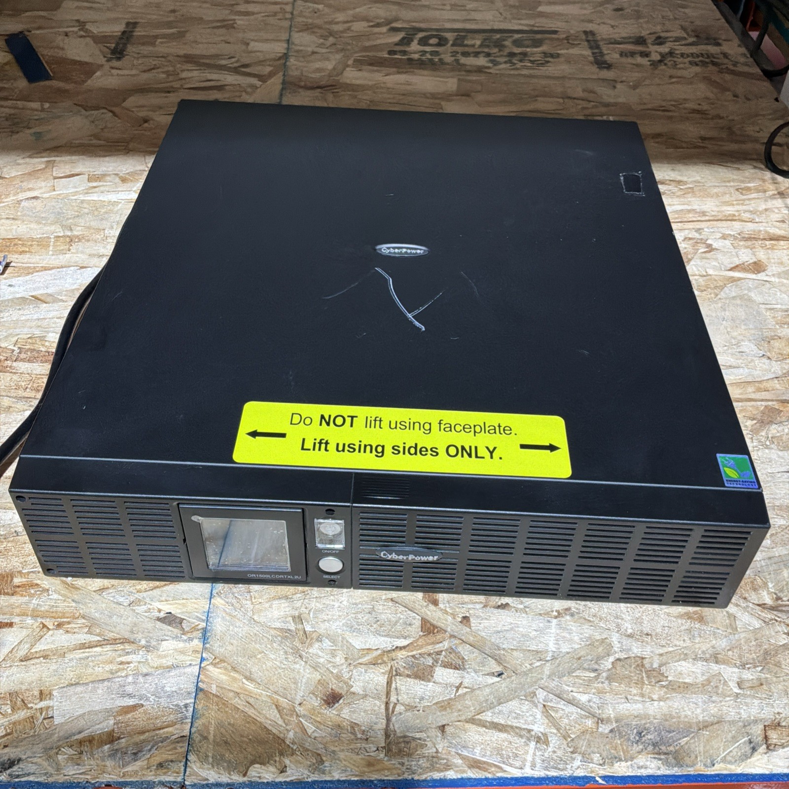 CyberPower OR1500LCDRTXL2U Smart App LCD UPS System, 1500VA/1125W, No Battery
