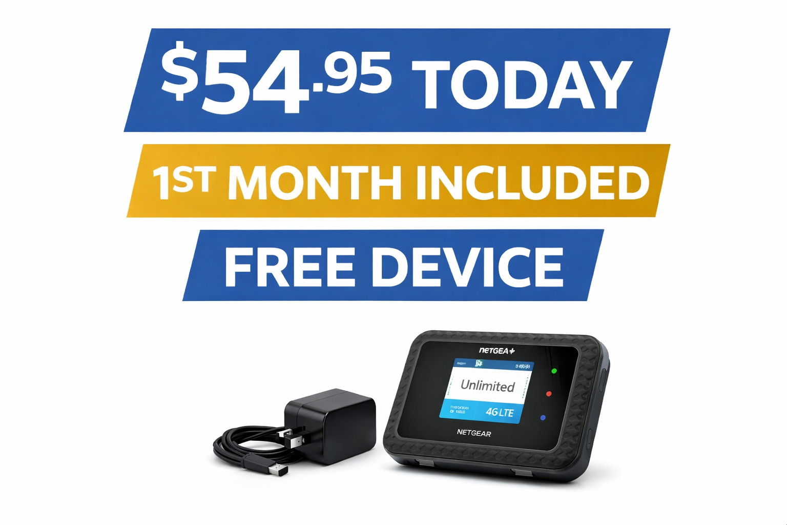 AT&T Unlimited Hotspot Internet w/ Free Device | 1st Month Included