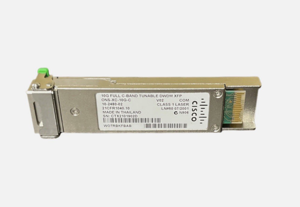 Cisco ONS-XC-10G-C 10GB BASE-DWDM 1565nm SMF DOM LC XFP Transceiver