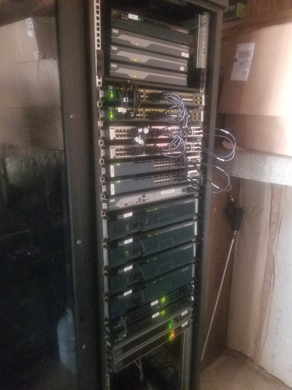 Cisco CCIE EI / Security Lab with Rack and UPS Remote Turn on