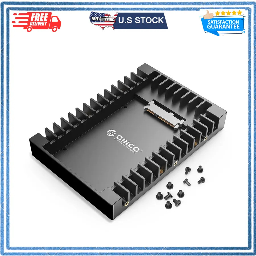 ORICO 2.5 to 3.5 SATA SSD HDD Adapter Mounting Bracket Caddy Tray 1125SS