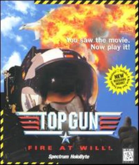 Top Gun: Fire At Will w/ Manual MAC CD movie based combat flight simulator game