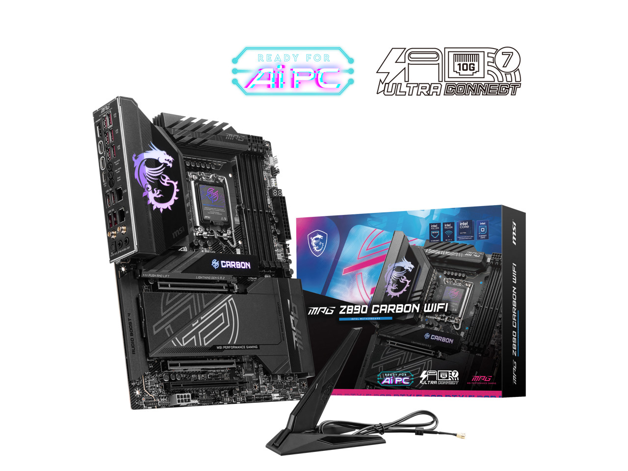MSI MPG Z890 CARBON WIFI LGA 1851 Intel Z890 ATX Motherboard