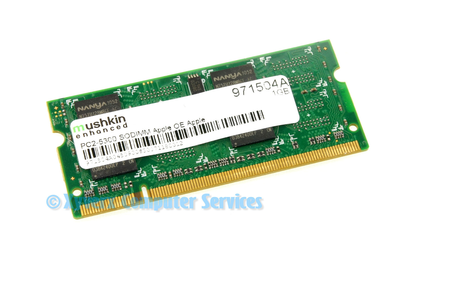 971504A GENUINE ORIGINAL MUSHKIN LAPTOP MEMORY 1GB PC2-5300 SODIMM (CA612)