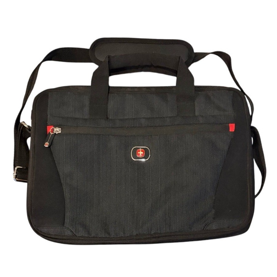 WENGER Structure 14 inch Laptop Slimcase Black Gray Bussiness Travel Comfort
