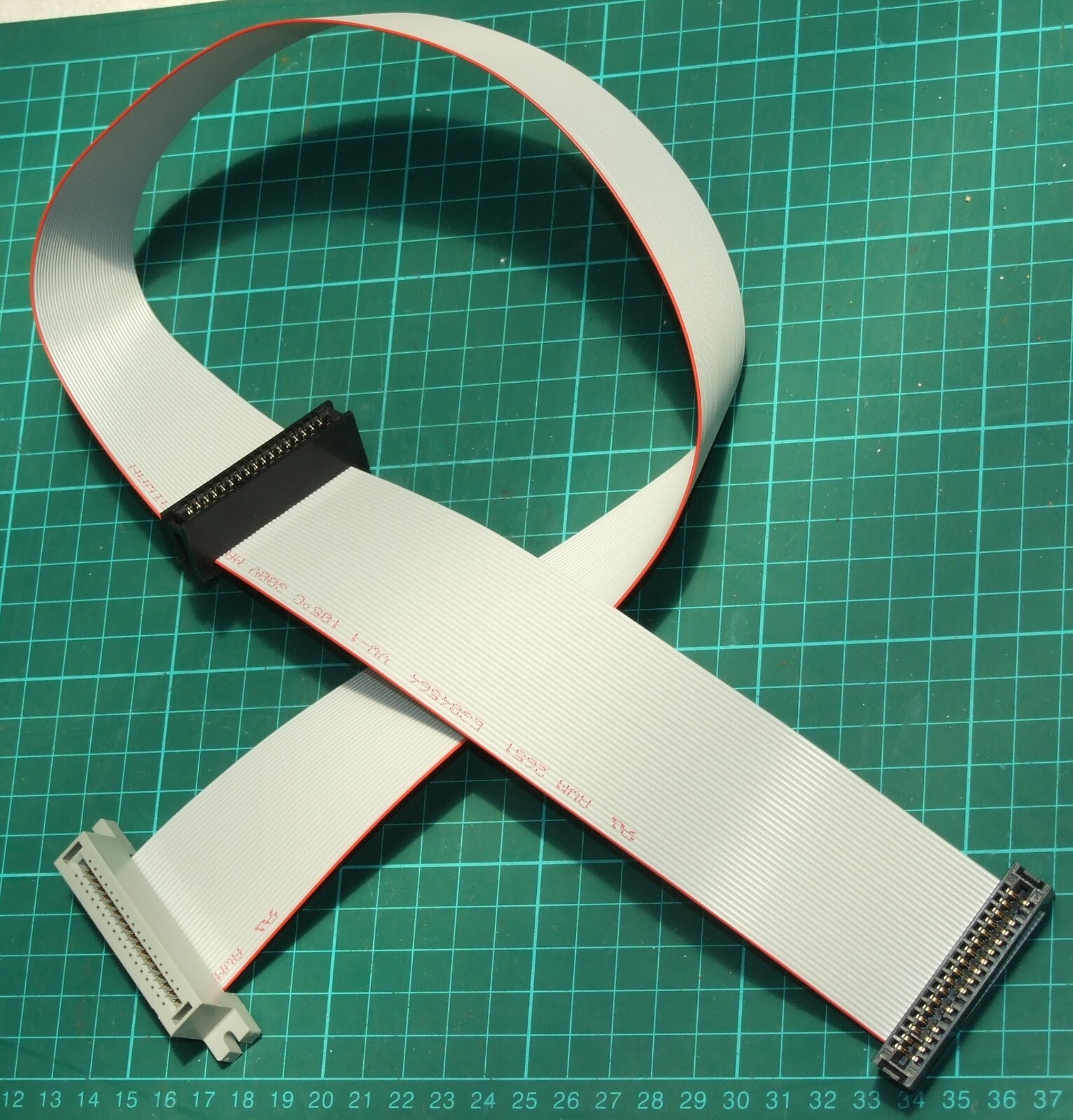 Tandy Radio Shack TRS-80 Model I/III/4 Coco Floppy Disk Cable - 2 drive support