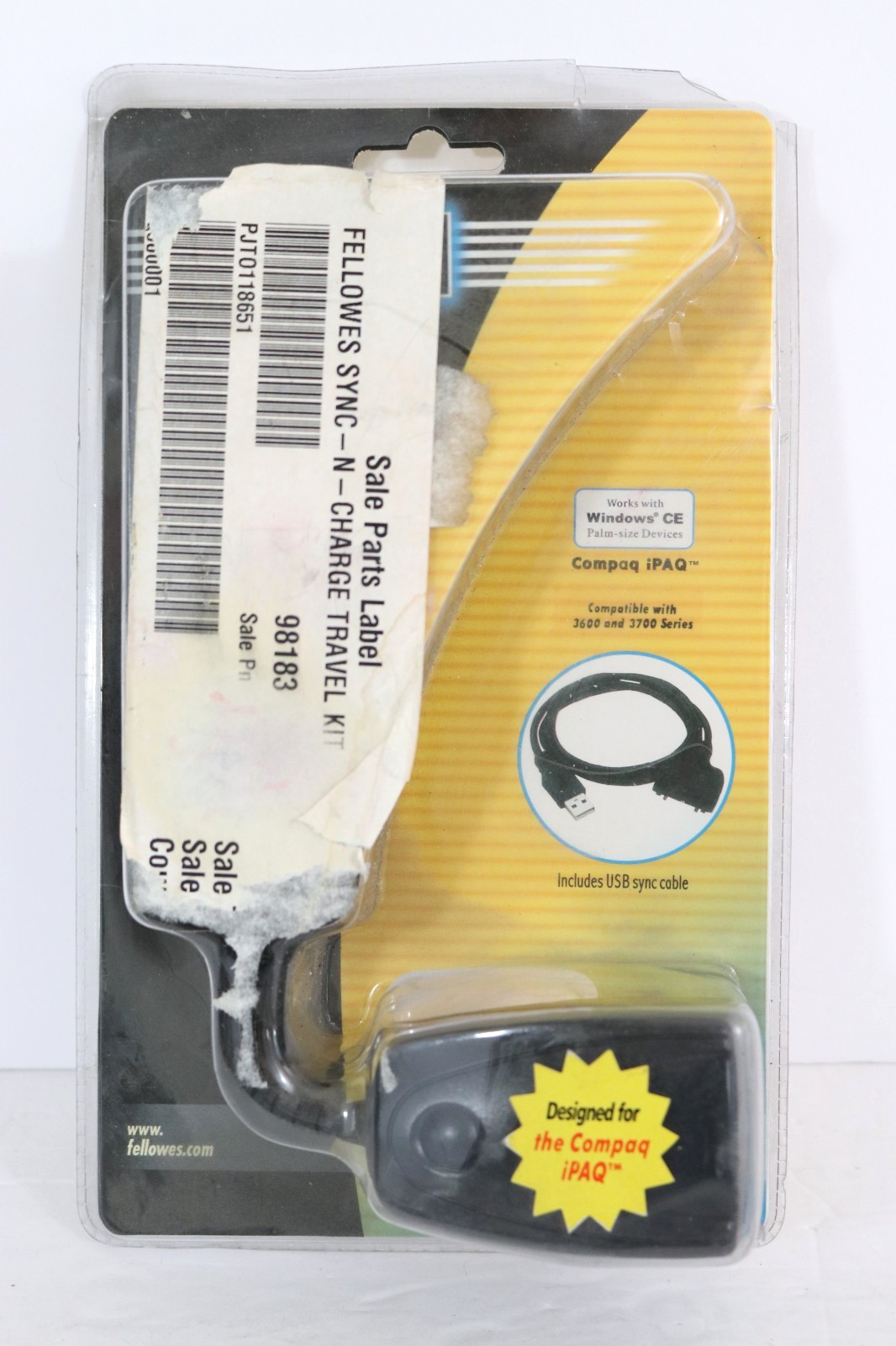 Fellowes PDA Sync 'N Charge Travel Kit for Compaq iPAQ 3600/3700