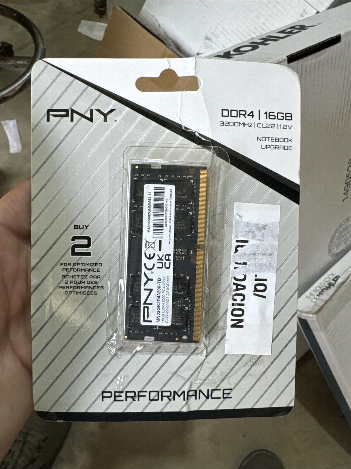 PNY Performance 16GB DDR4 Memory Kit - Notebook Upgrade