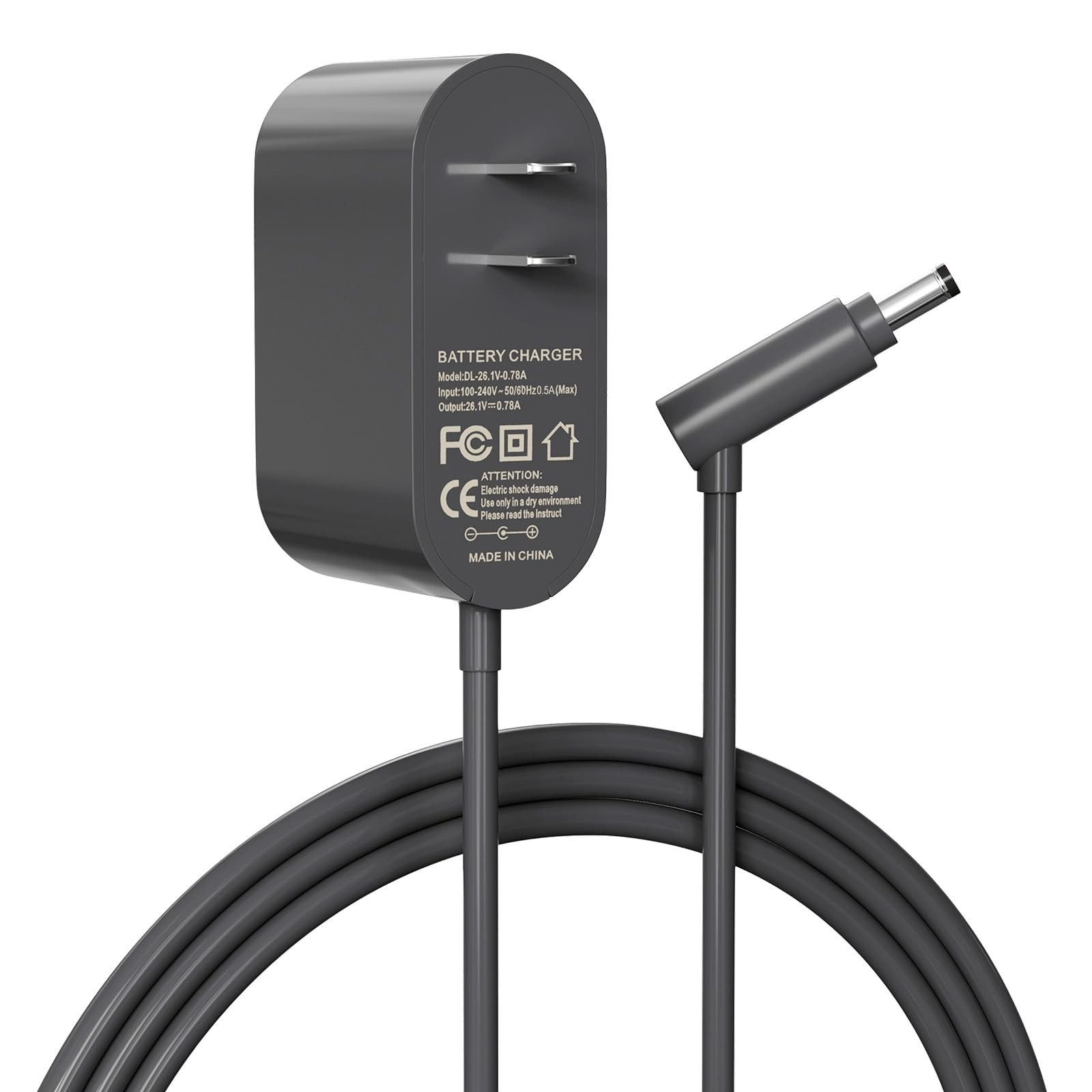 PENTEBNGO V8 V7 V6 Charger Replacement for 2.95 x 1.1 x 1.97 inches, Gray1