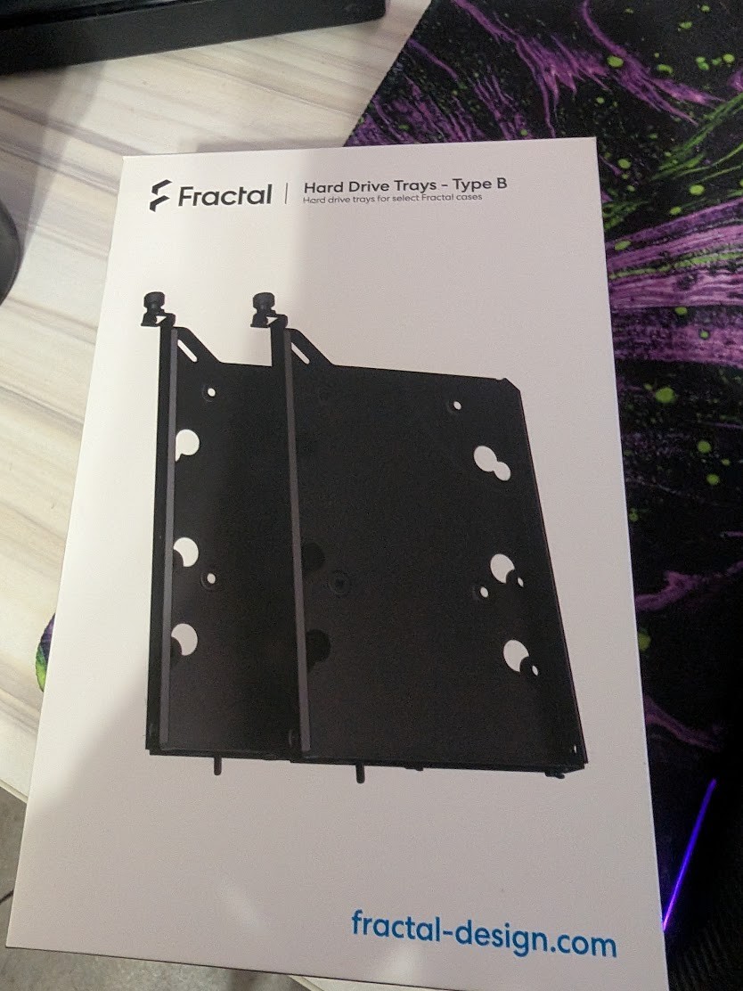 Fractal Design Hard Drive Tray Kit – Type B for Define 7 and Meshify 2 Series