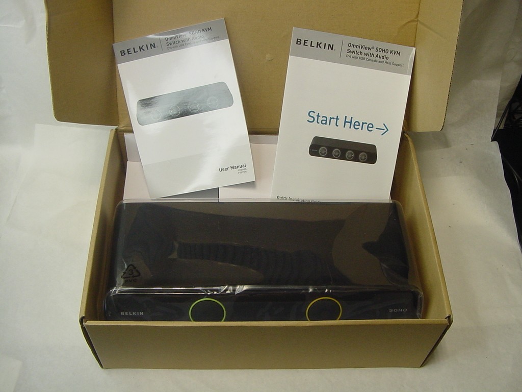 BELKIN OMNIVIEW SOHO KVM SWITCH WITH AUDIO