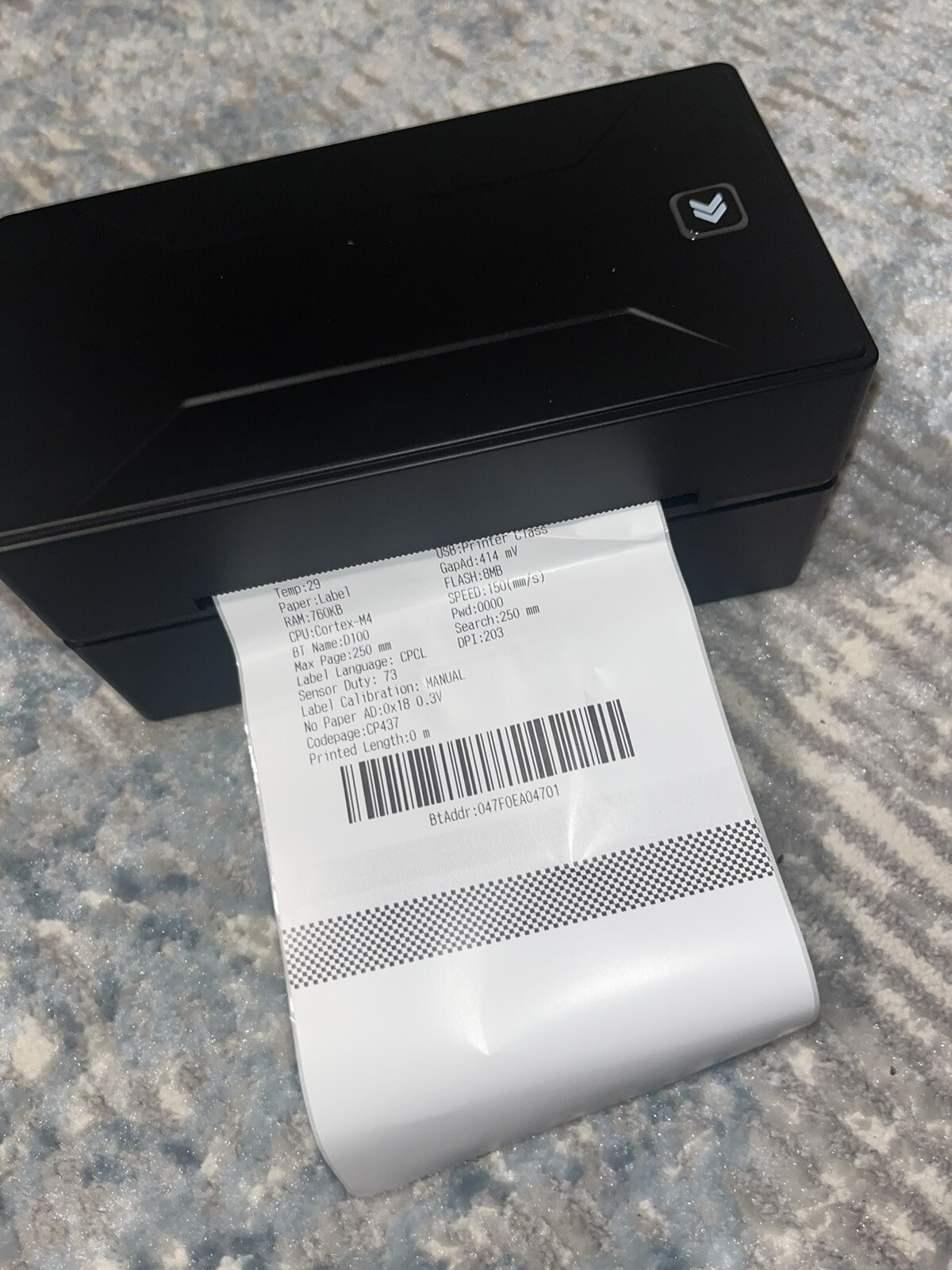 D100 Shipping Label Printer, Bluetooth Thermal Printer. Bluetooth Compatible