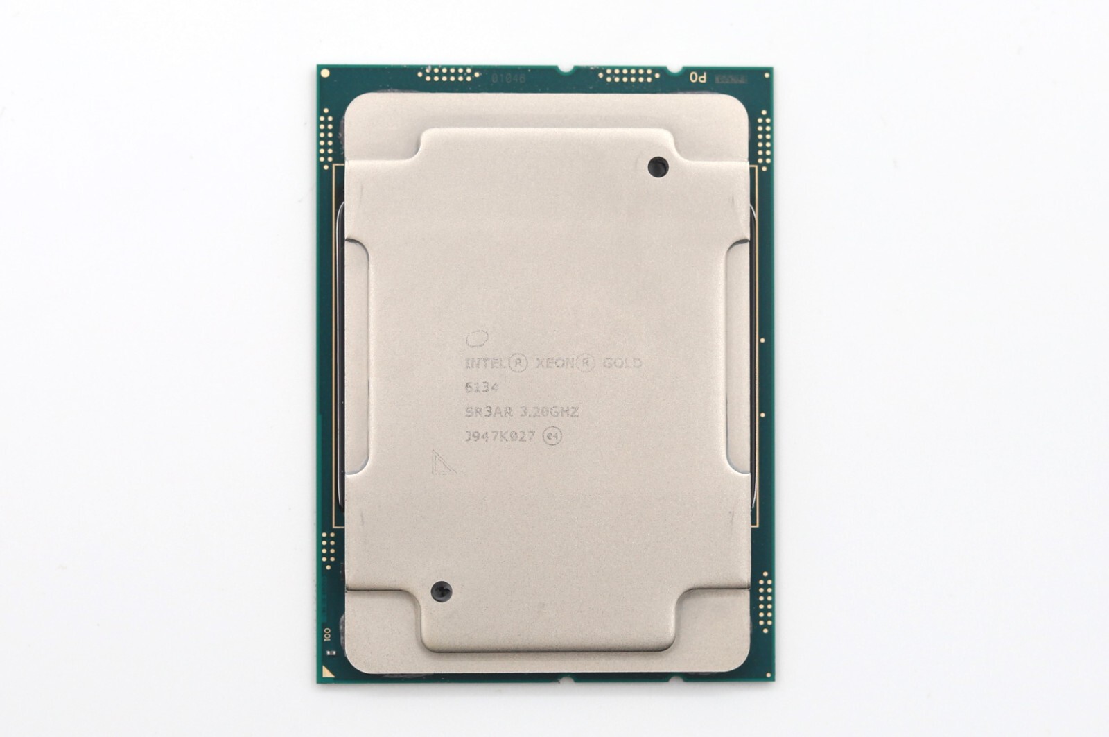 Intel Xeon Gold 6134 3.2GHz 8-Cores 24.75MB LGA 3647 Processor P/N: SR3AR Tested