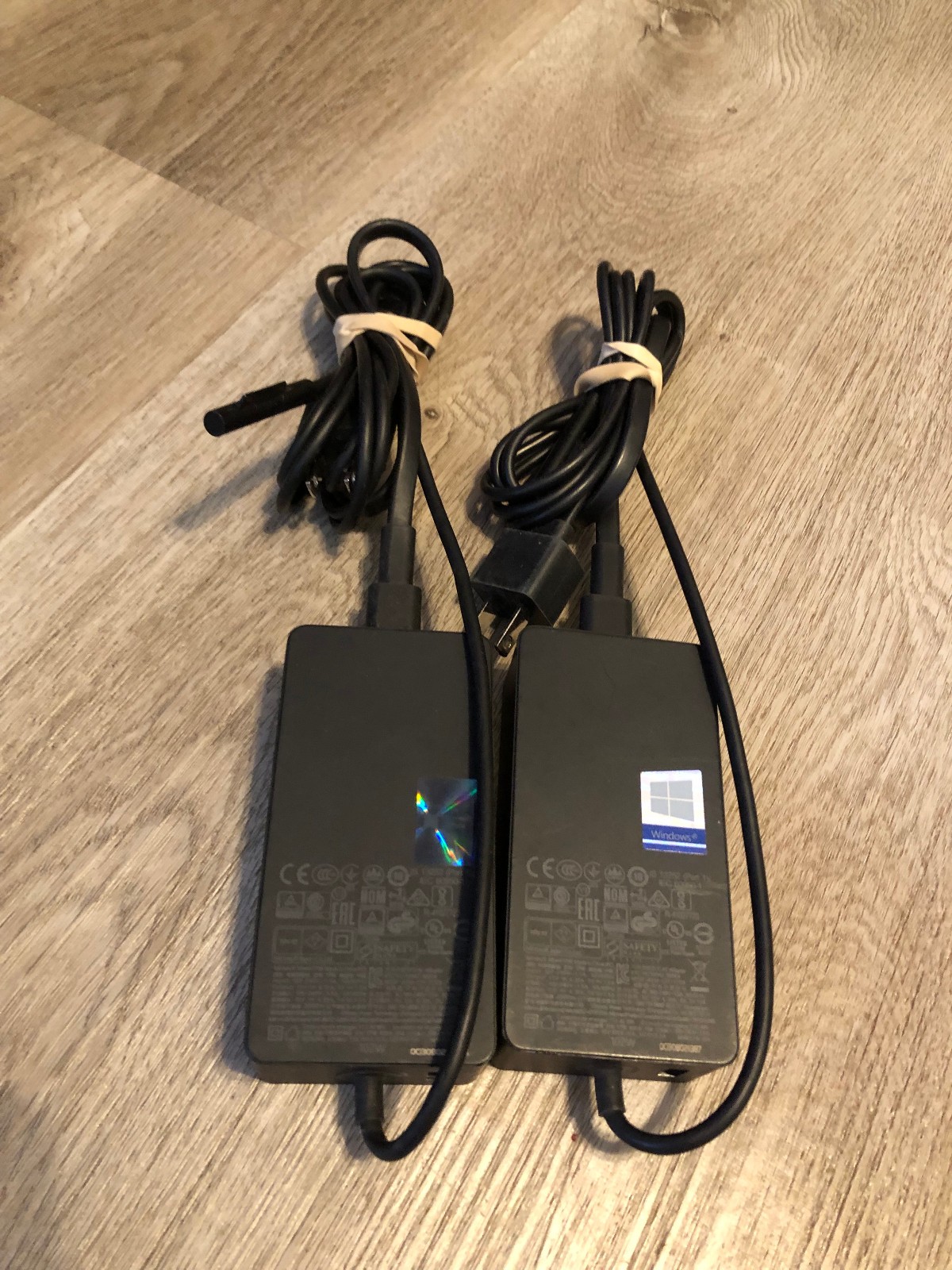 Lot 2 OEM Microsoft Surface 102W Power Supply 1798 Pro 3 4 5 7 8 9 with Cords
