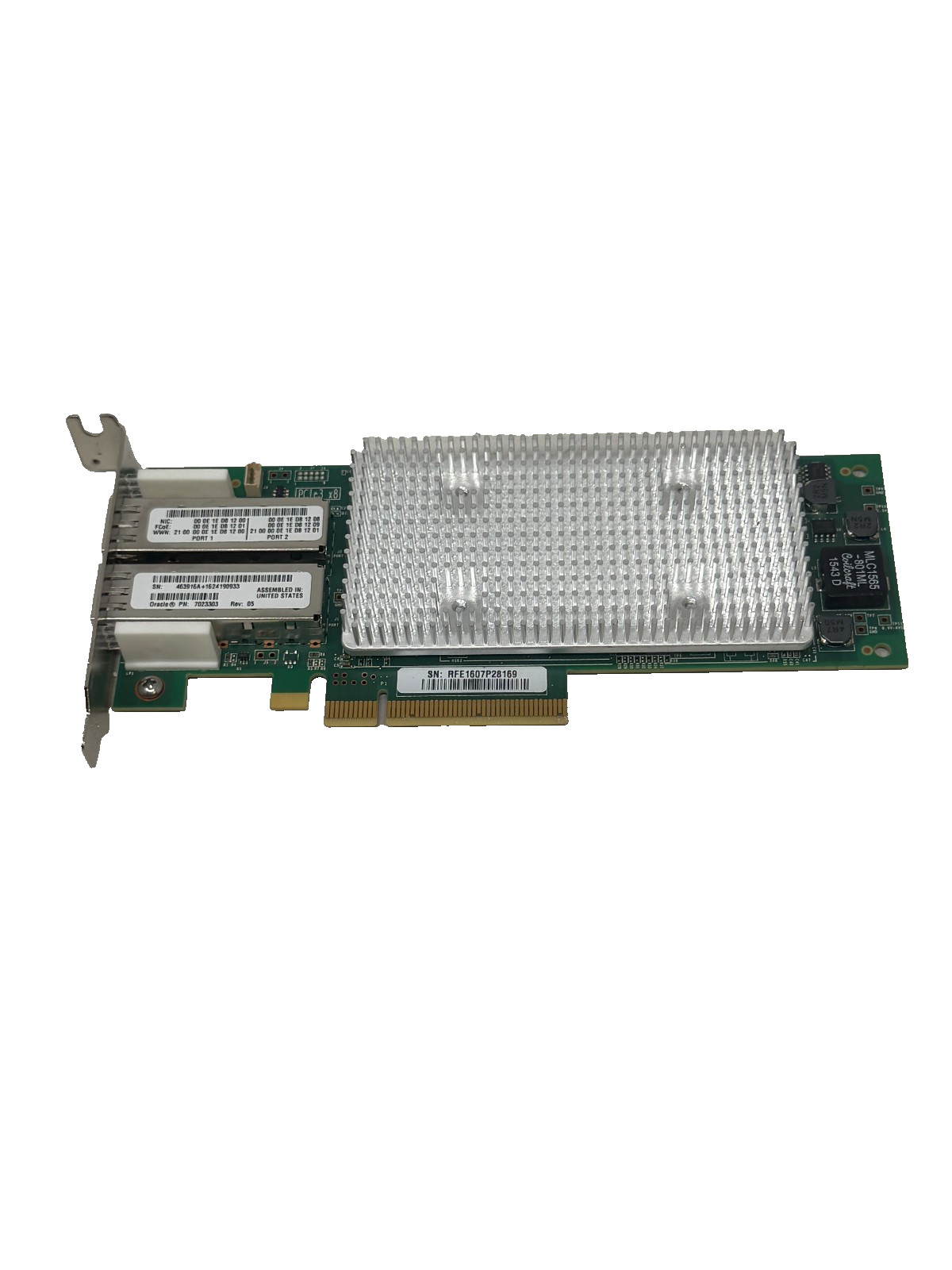 *Lot of 18* Qlogic/Oracle QLE8362-ORL 2 Port 16GB PCIe Fiber Channel 7023303 LP