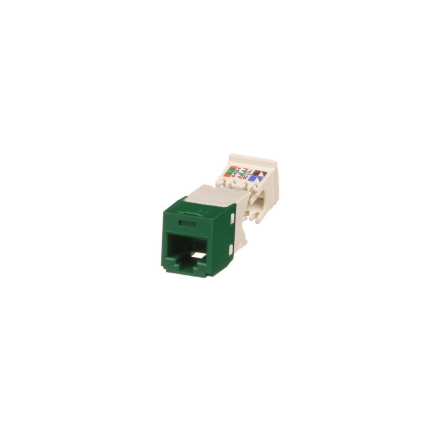 Panduit CJ688TGGR Cat-6 Jack Module UTP 10Gig RJ45 TG-Style Green