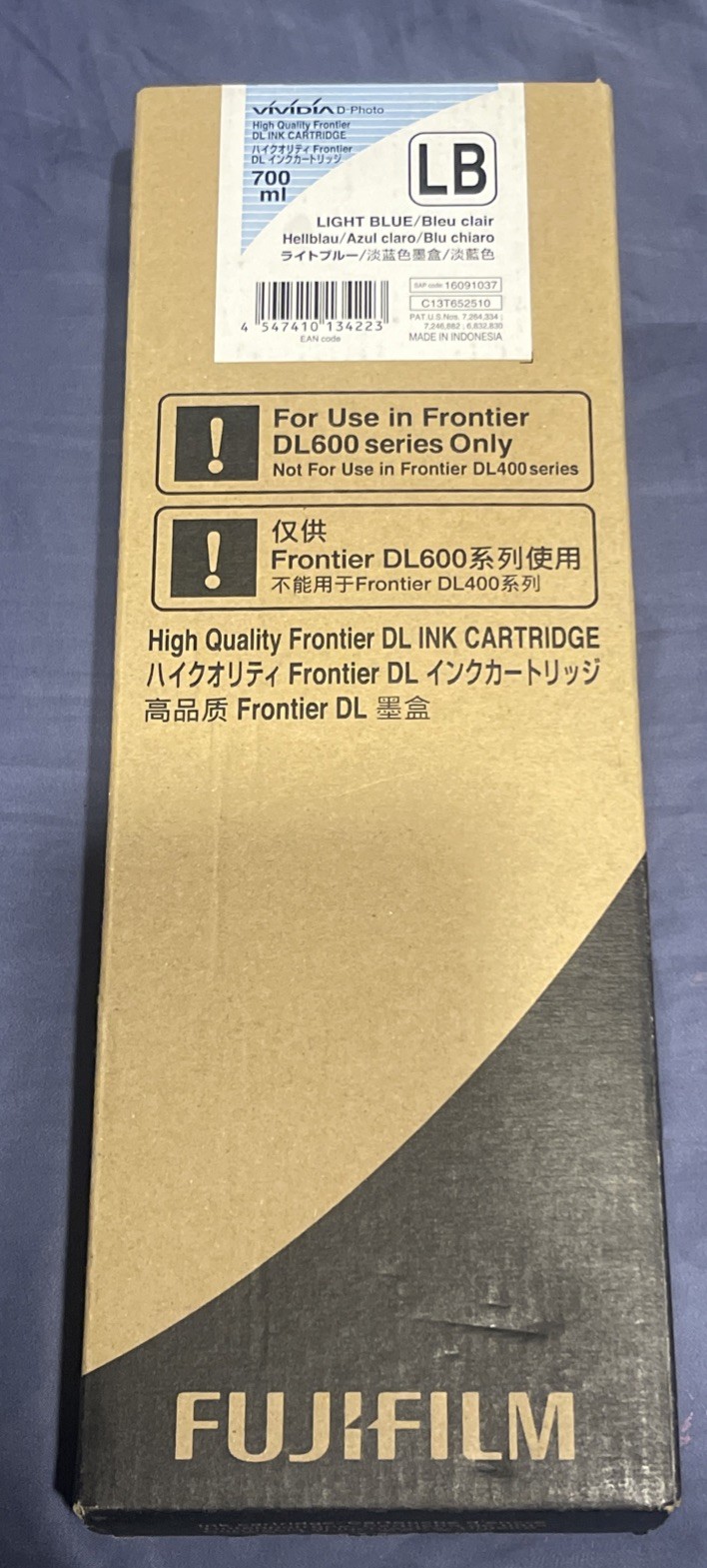 FujiFilm 16091037 Light Blue Ink 700ml C13T652510 DL600 DL650 2022