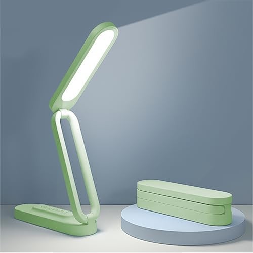 Giryuhd LED Desk Lamp for Office Home & Battery Operated Lamp Green (1-Pack)