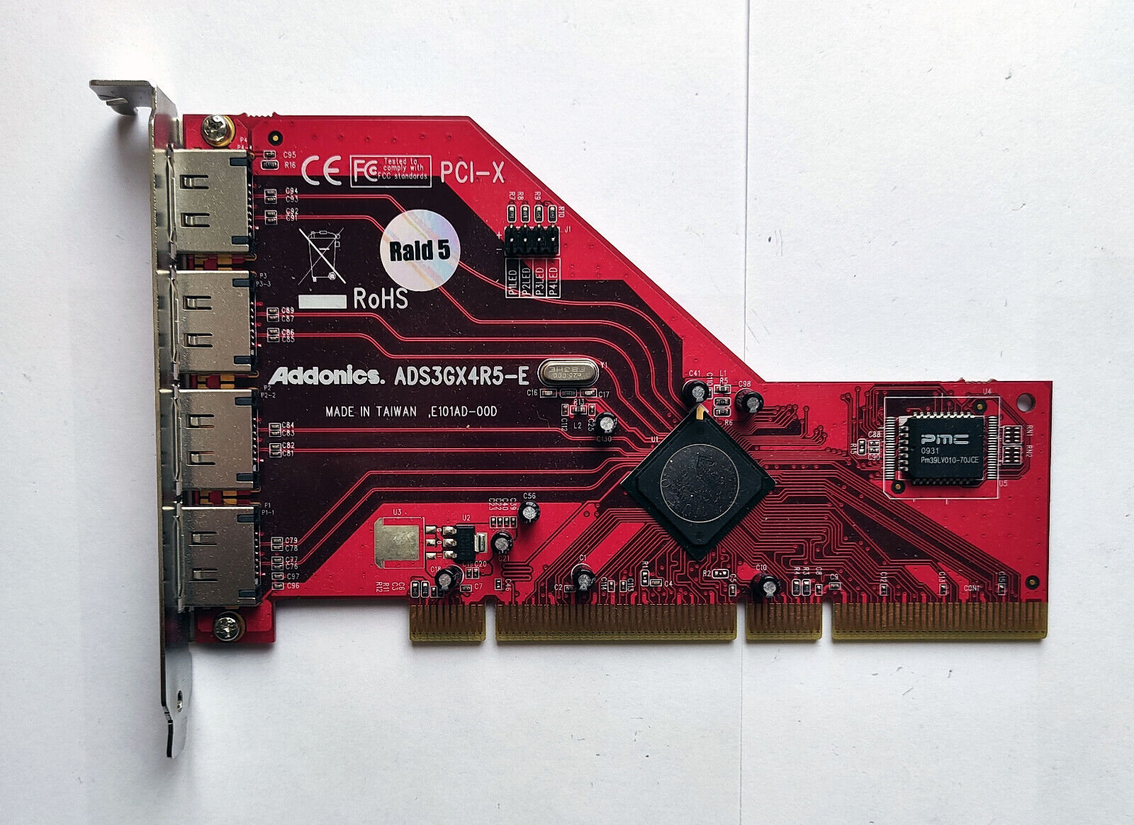 Addonics ADS3GX4R5-E PCI-X 4-Port eSATA Controller Card