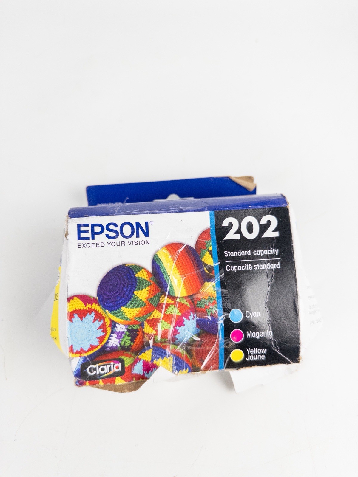 Genuine Epson 202 Color Ink 3 Pack Cyan-Magenta-Yellow  Cartridges Exp 06/2028