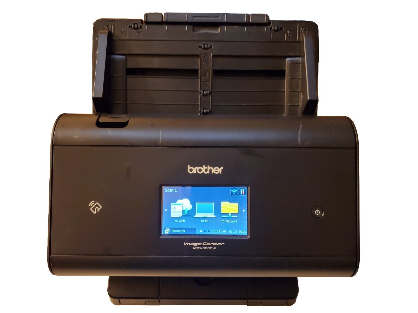 Brother ADS-3600W Image Center High Speed Desktop Document Scanner w/ AC Adapter