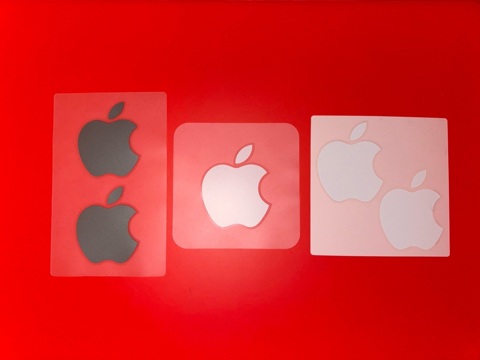 Apple Stickers (sold together)