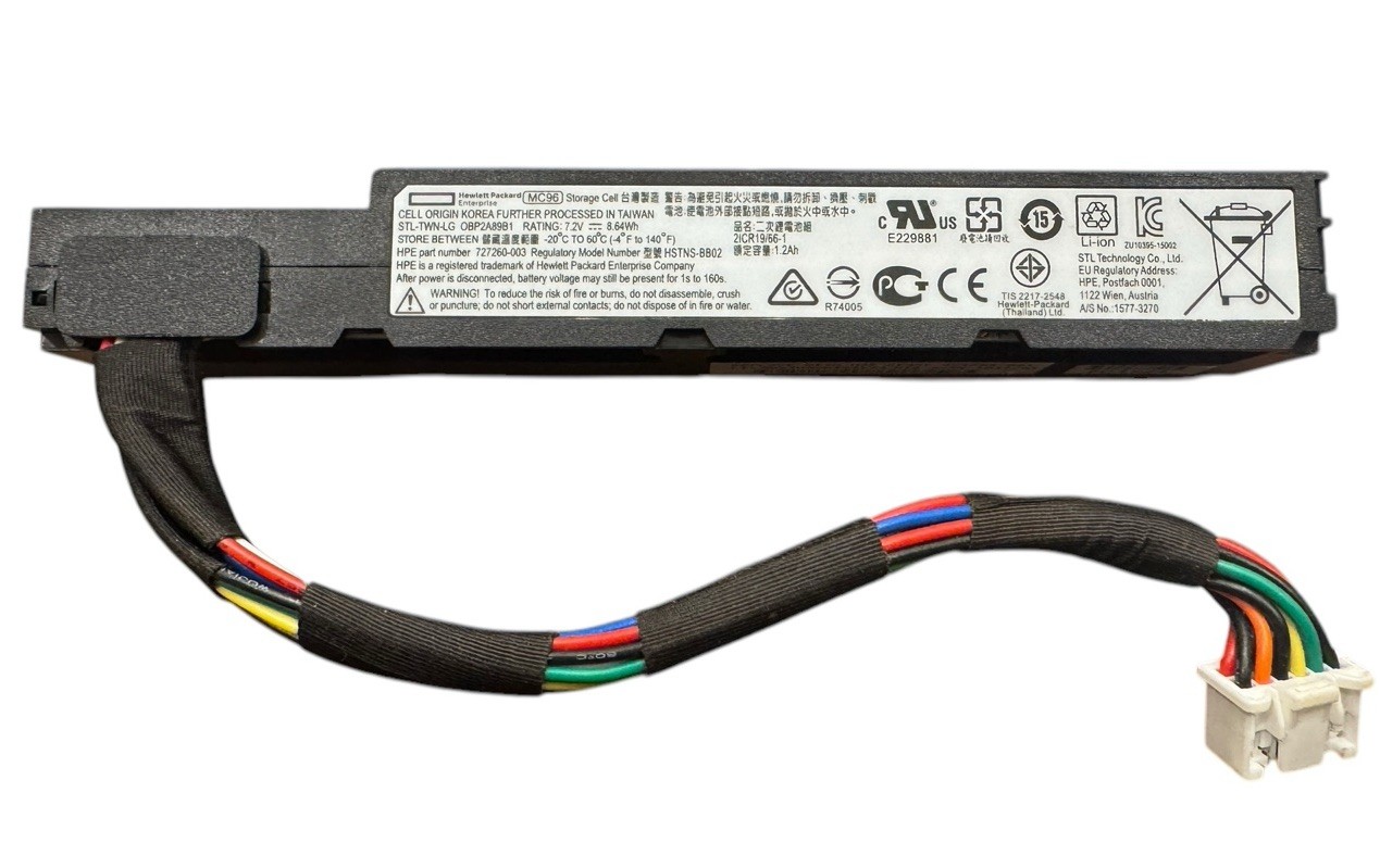 HPE 727260-003 DL ML SL Gen9 96W Smart Storage Cache Battery