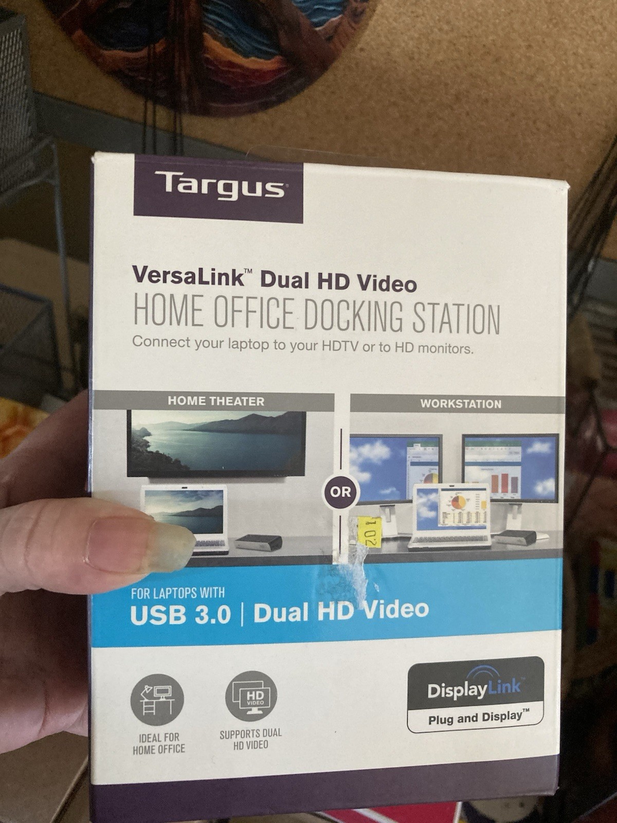Targus - VersaLink Dual Video Docking Station - Black DSU100US