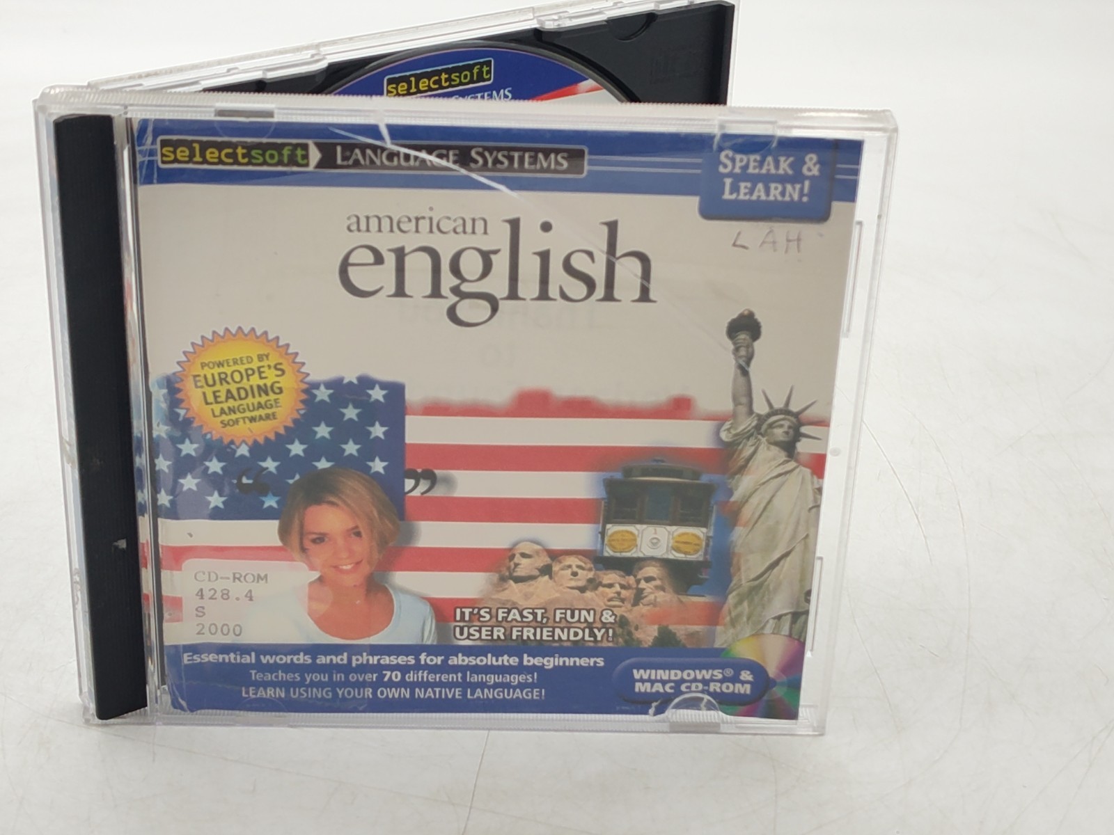 Speak & Learn English-Words & Phrases In Over 70 Languages-CD-ROM-Windows & Mac