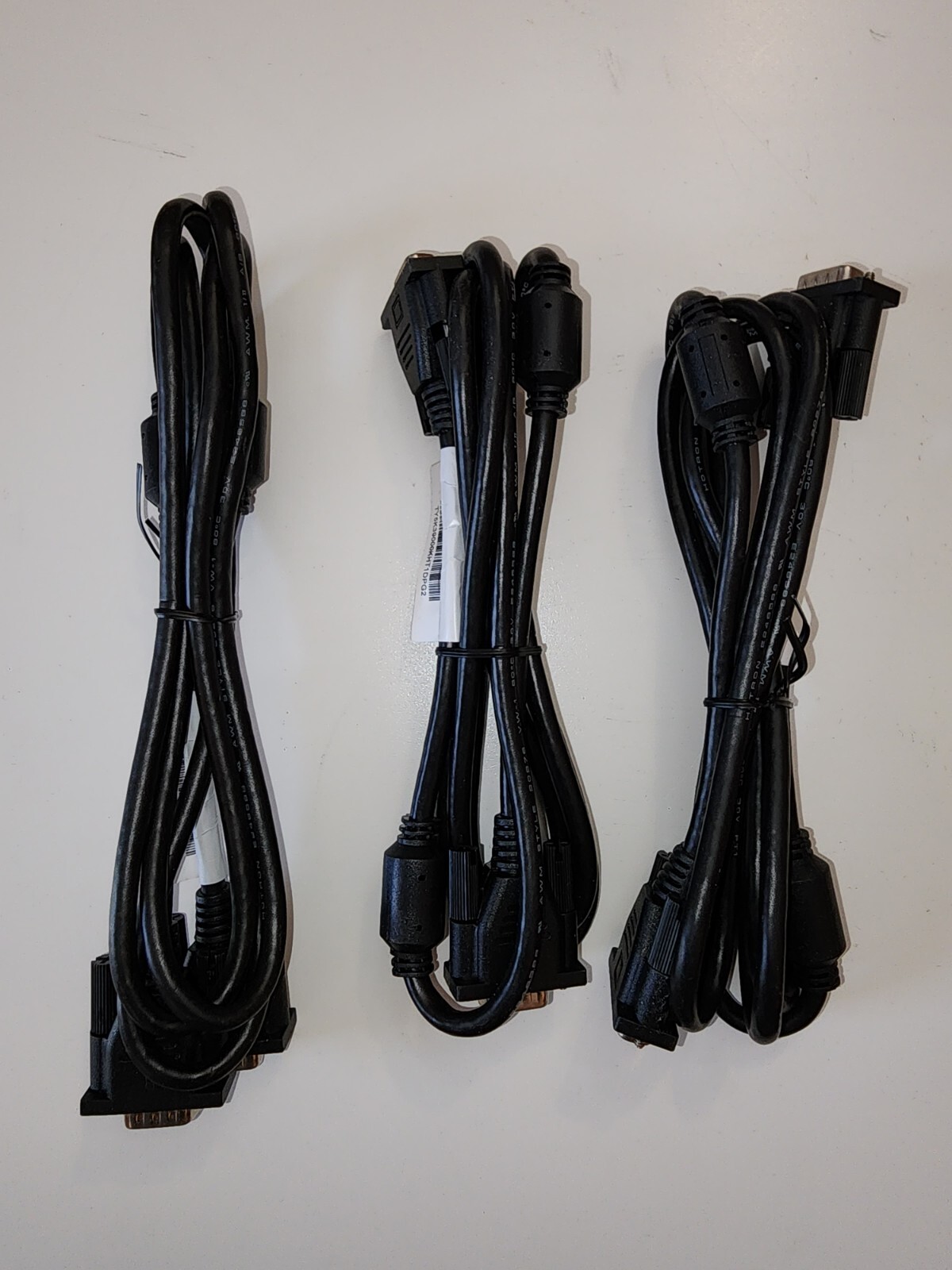 (3 Pack) High Quality VGA/VGA Male to Male Cable, 6ft (HP or Hotron)