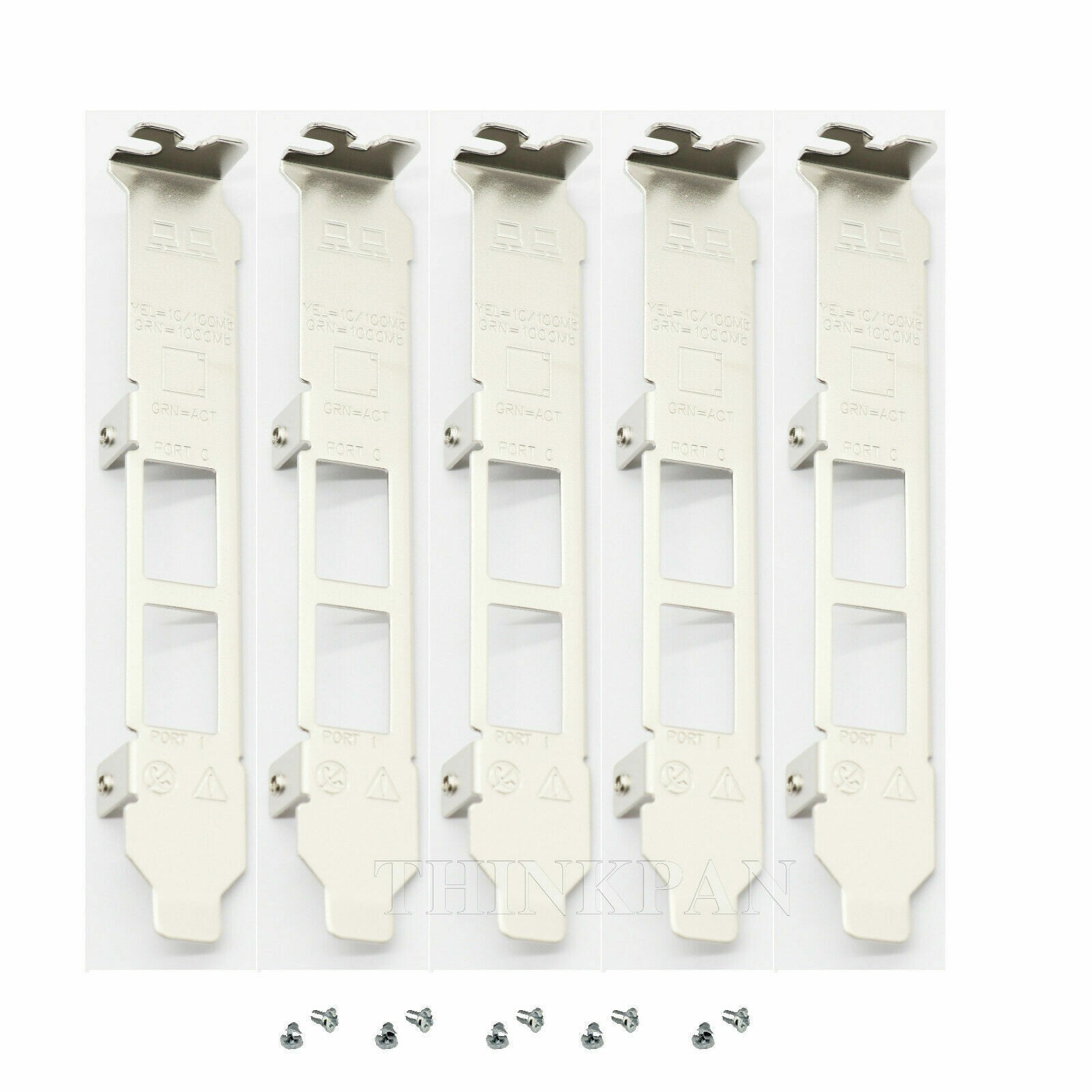 of 5 pcs Full Height Bracket for DELL HN10N BCM57810S 5720 57416 57406 HP 530T