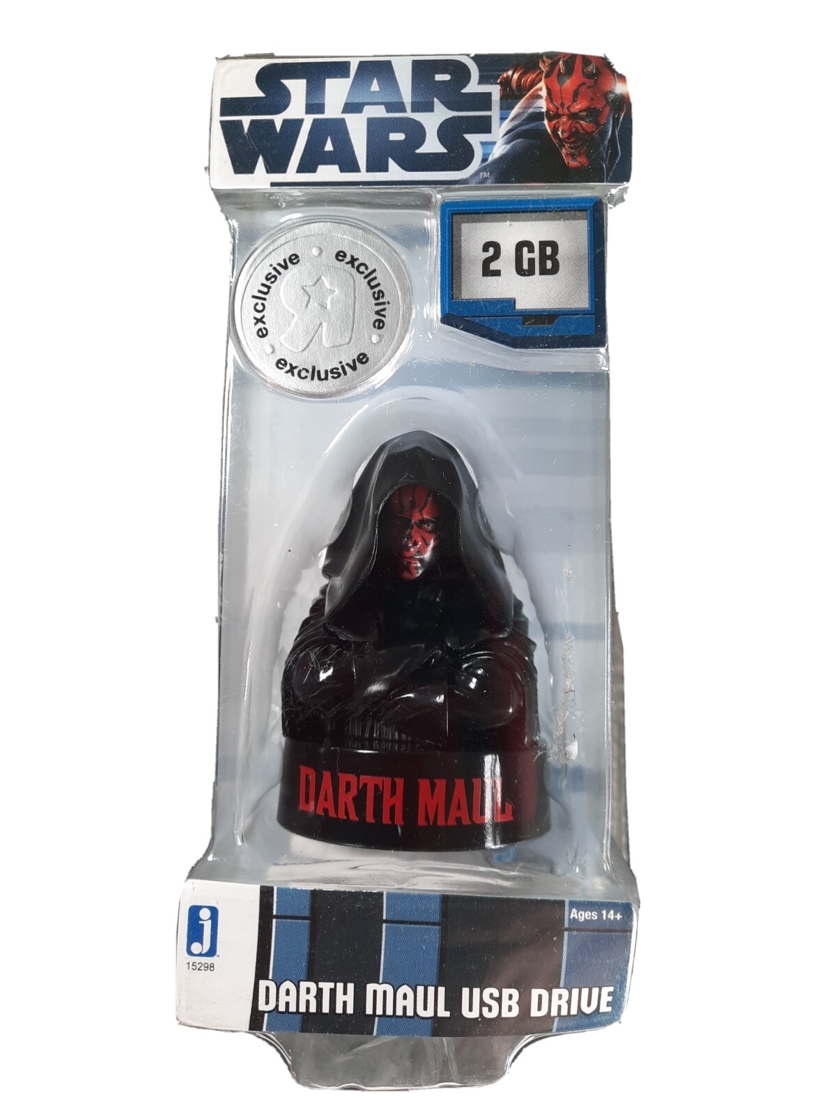Star Wars Darth Maul USB Flash Drive  2GB Toys R Us Exclusive Sealed Rare 2011