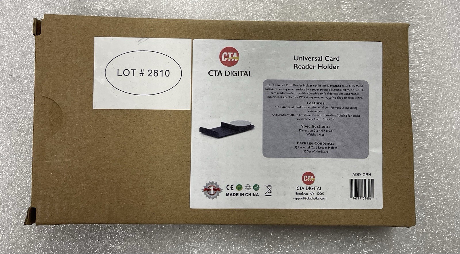CTA Digital ADD-CRH Universal Card Reader Holder New