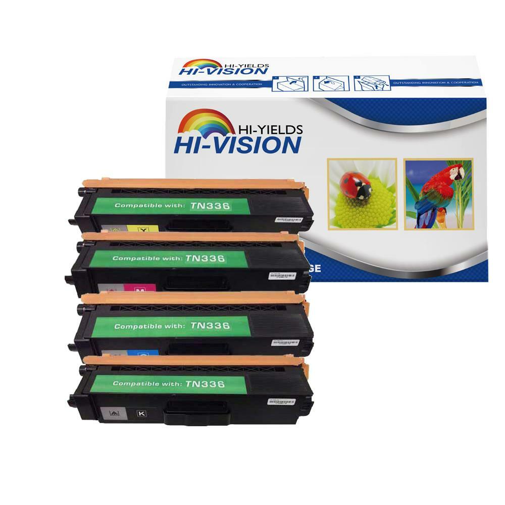 4PK Toner Color Set CKMY fits Brother TN336 HL-L8250CDN L8350CDW MFC-L8850CDW