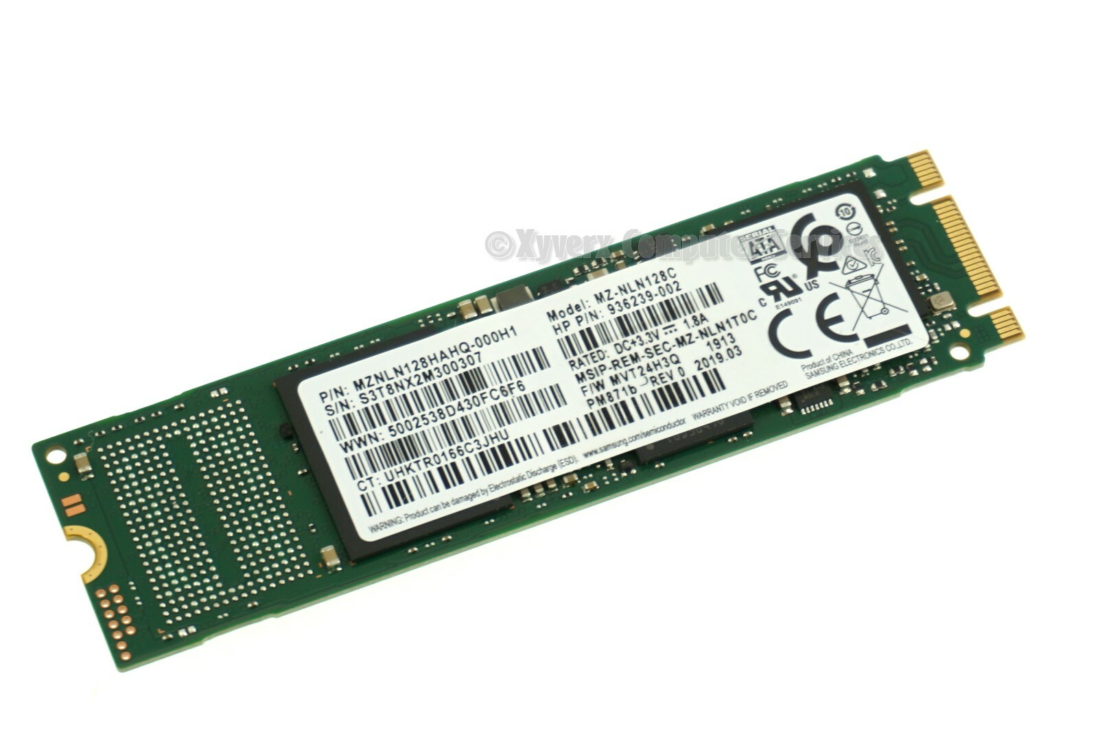 936239-002 MZ-N128C GENUINE HP SSD 128GB 15-DY 15-DY1024WM (GRADE A)(CA212)