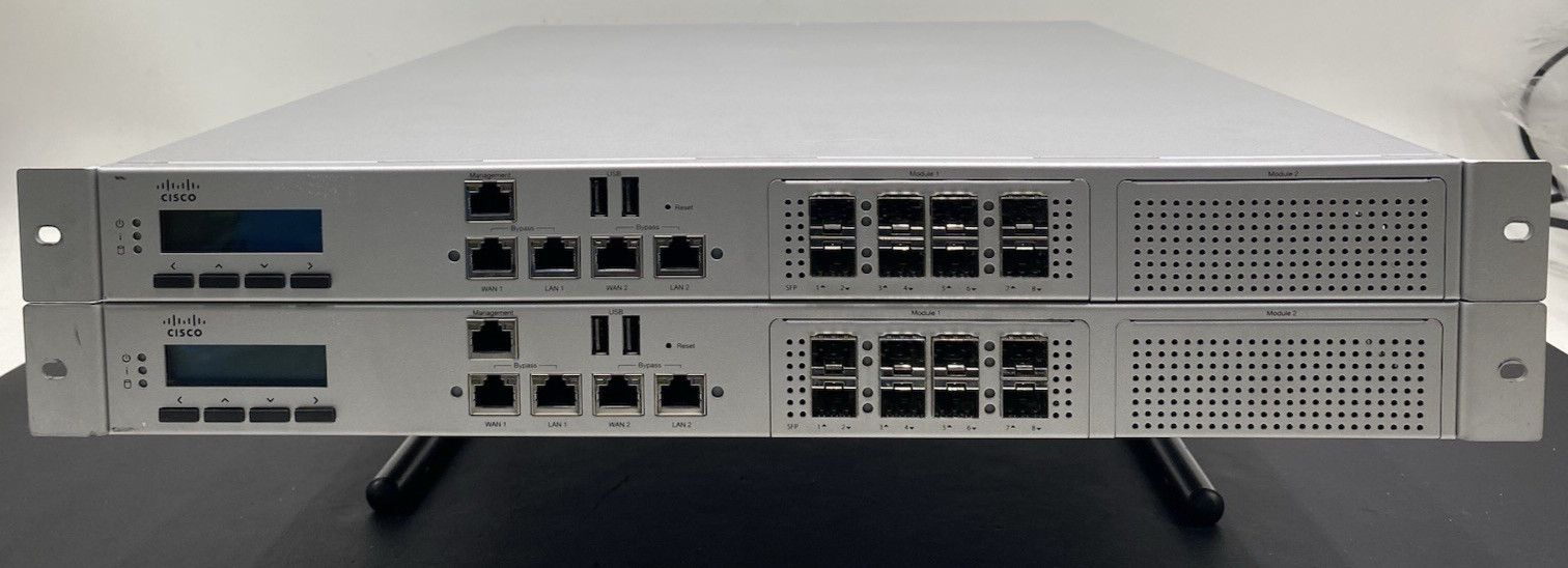 LOT OF 2 Cisco Meraki MX400-HW Cloud Managed Security Appliance / Unclaimed
