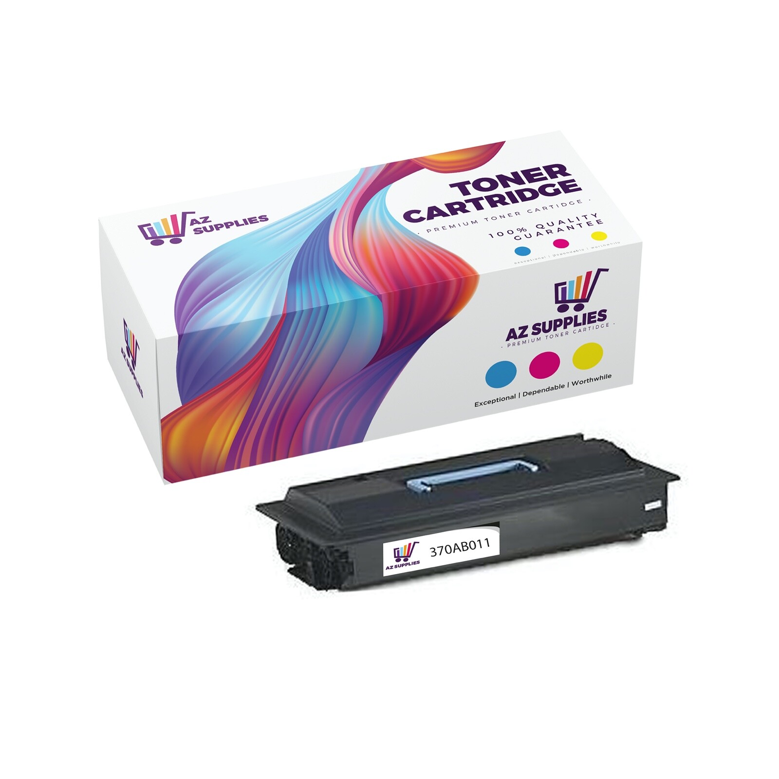 Kyocera Mita Compatible Toner Cartridge for 370AB011 KM-2530-3035 Black 1 Pack