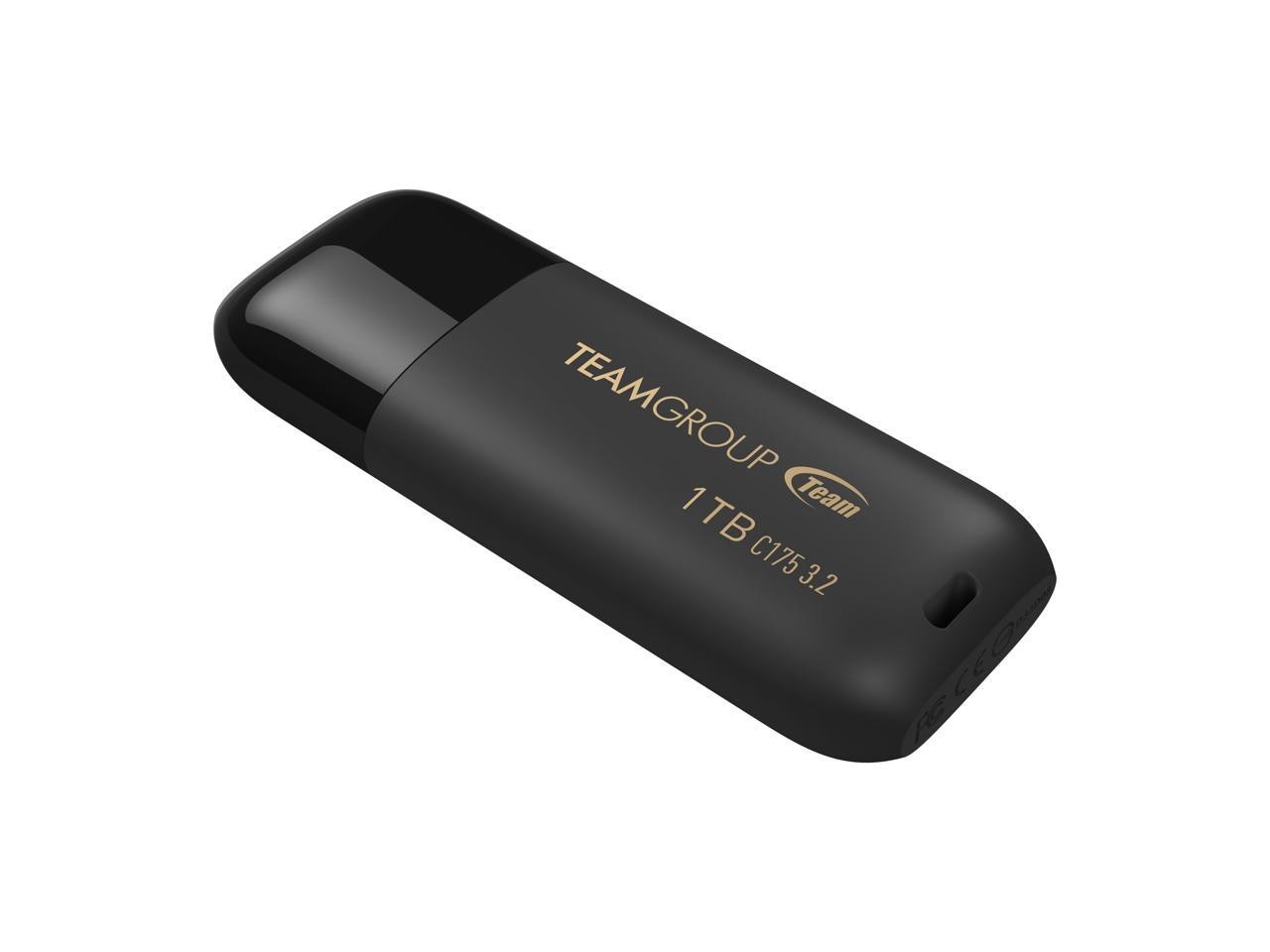 TEAMGROUP C175 1TB USB 3.2 Gen 1 Flash Drive Rounded Streamlined Unibody Design