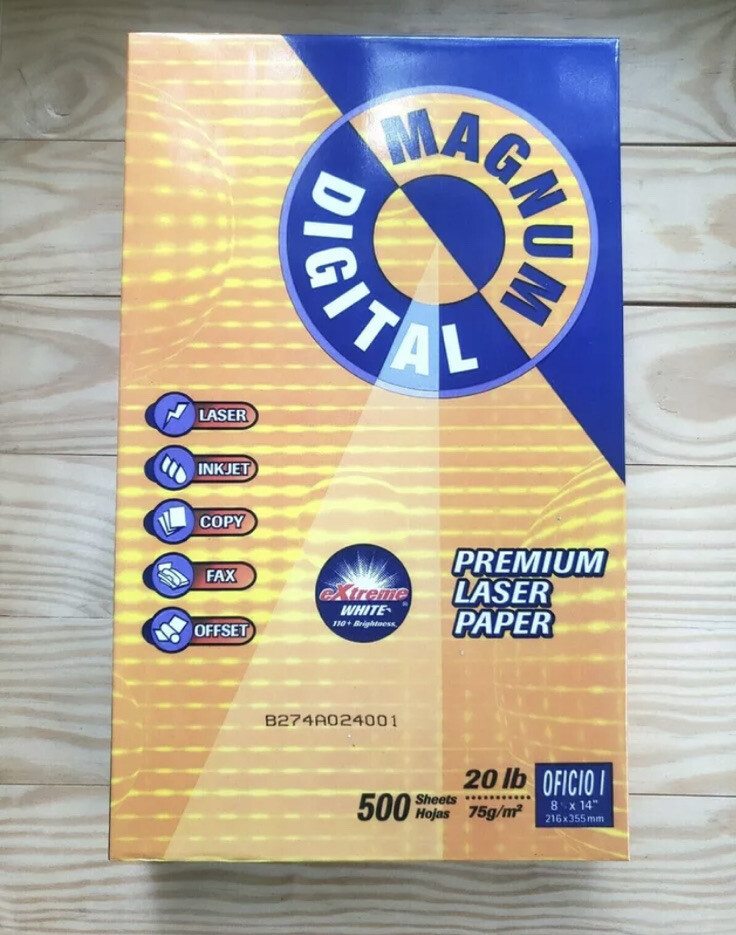 Magnum Digital Premium Laser Paper 110 Bright 8x14