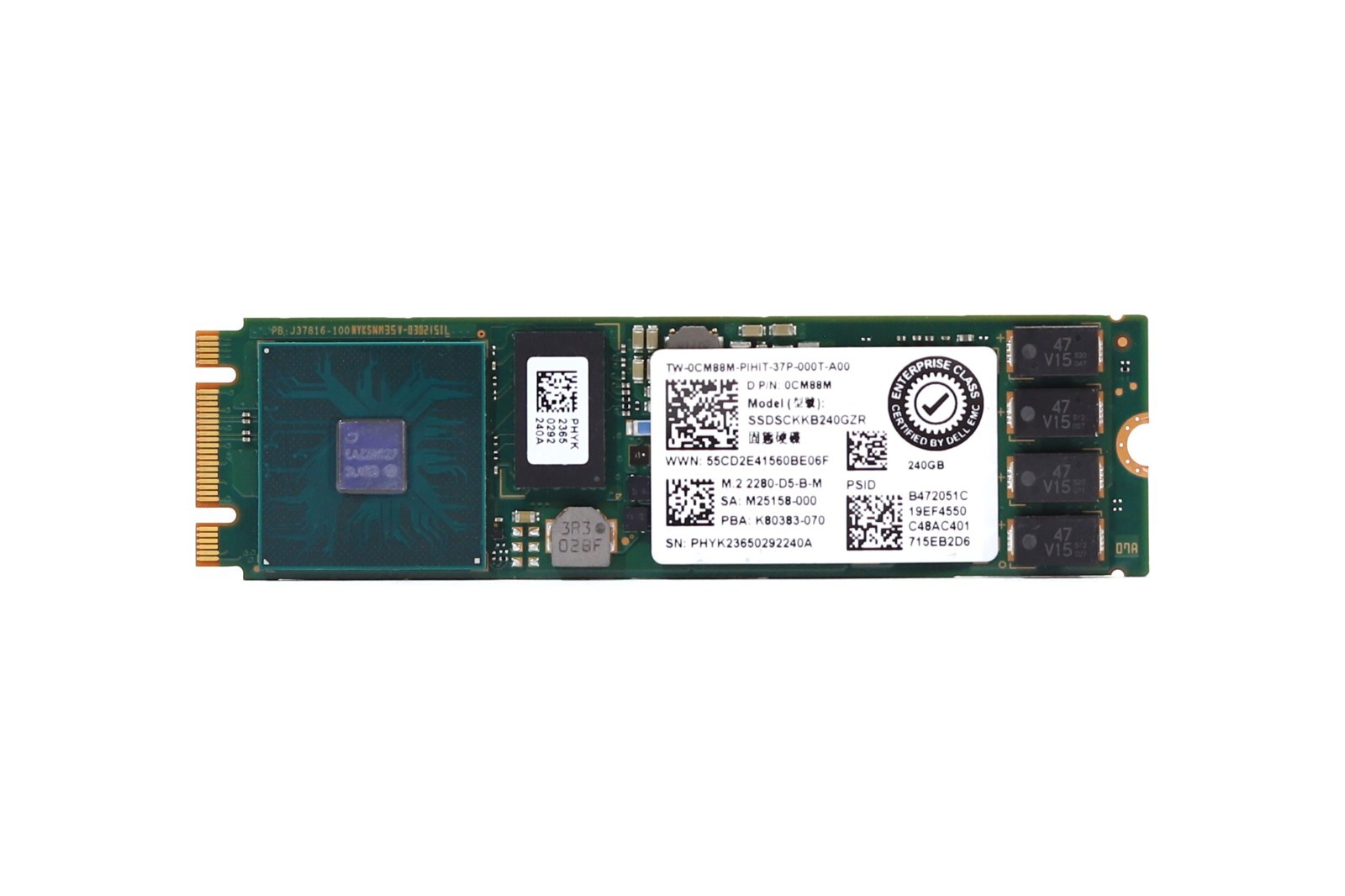 Dell SSDSCKKB240GZR 240GB 6Gb/s M.2 SATA SSD Dell P/N: 0CM88M Tested