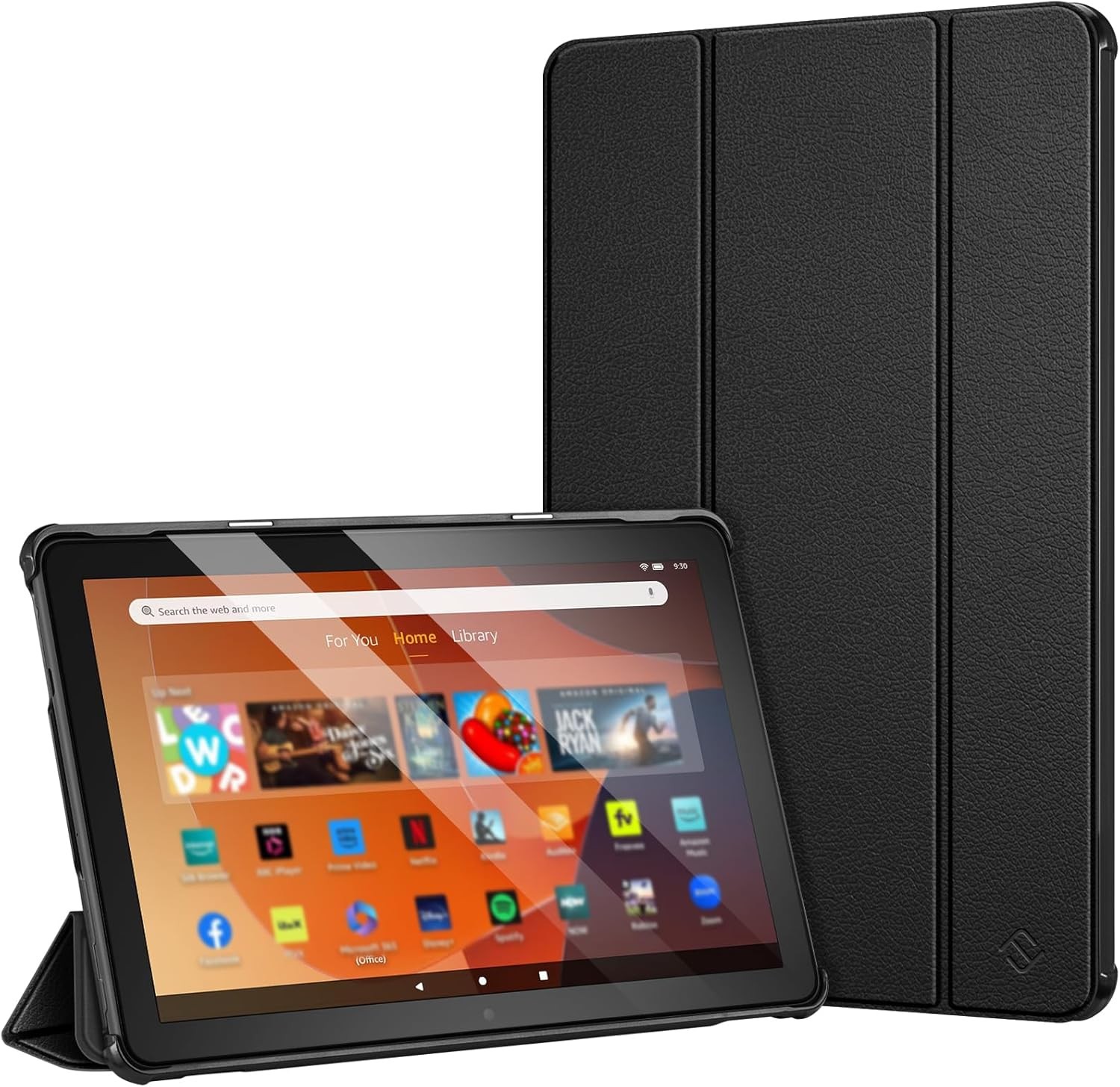 Case for Fire HD 10 Tablet (13th Generation, 2023) - Trifold Hard Shell Stand Co