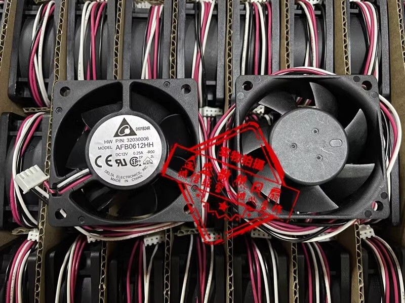 Delta AFB0612HH-R00 6025 DC12V 0.25A 6CM 3-Pin Silent Cooling Fan